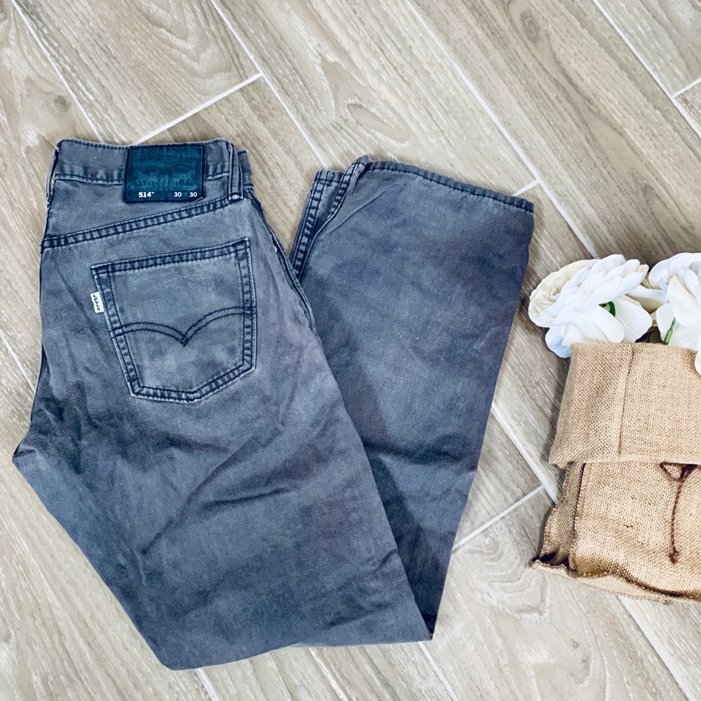 Levi’s 514 Gray Mens Jeans 30x30